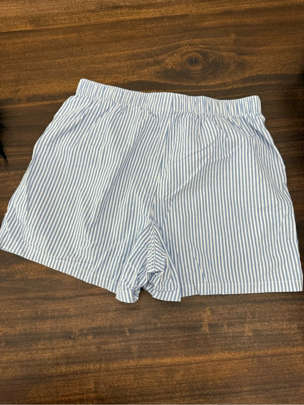 American Eagle Outfitters Light Blue & White Striped Men’s Boxers
